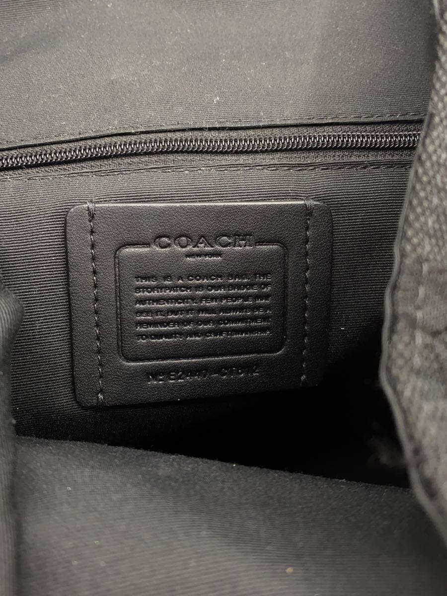 COACH Backpack BLK All Over Pattern CT812 5