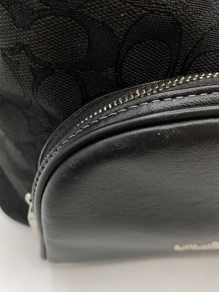 COACH Backpack BLK All Over Pattern CT812 8