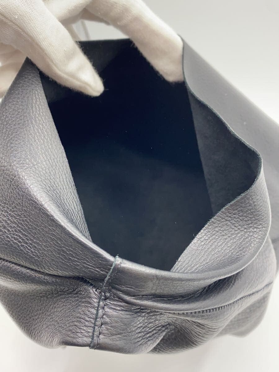 THE ROW Small Bindle Tote Bag Leather BLK Solid W1682l628 6