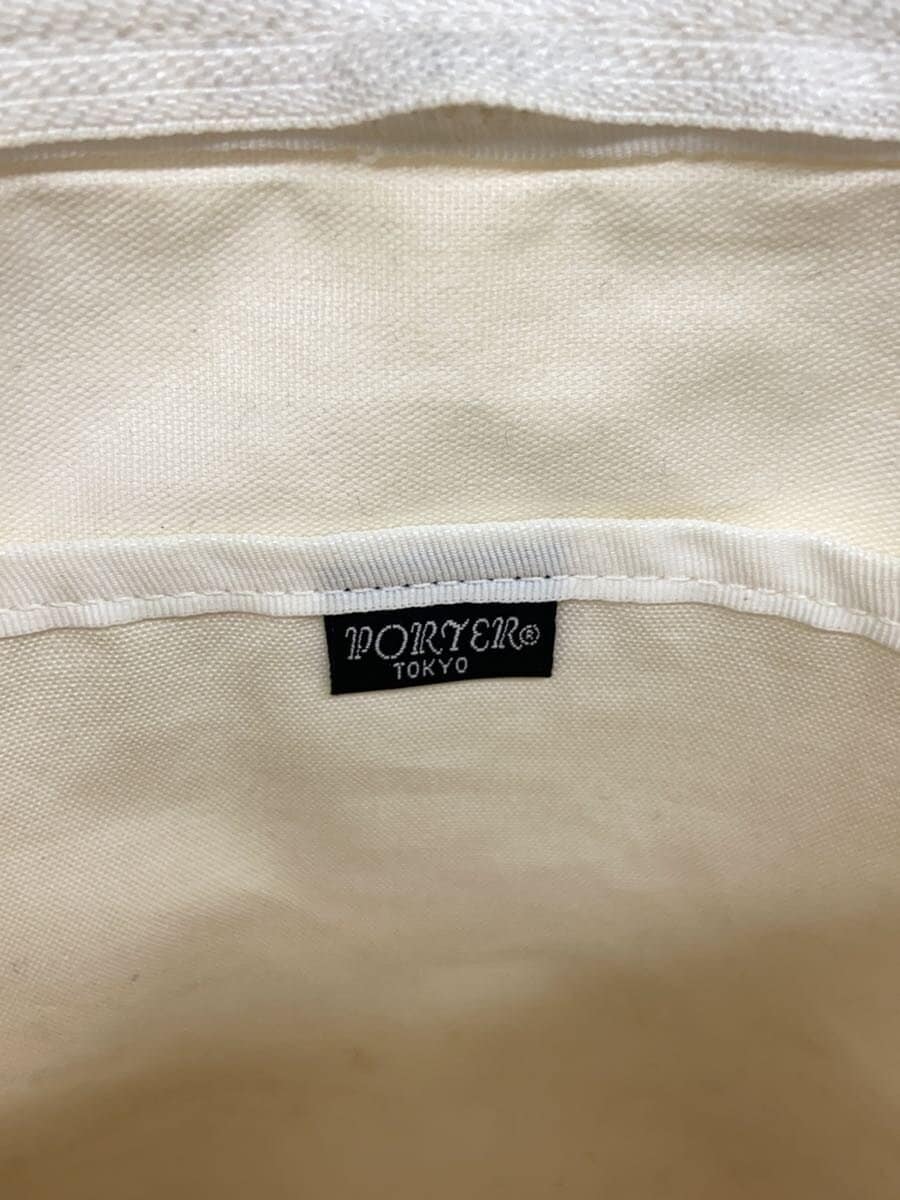 PORTER Shoulder Bag WHT Solid 5