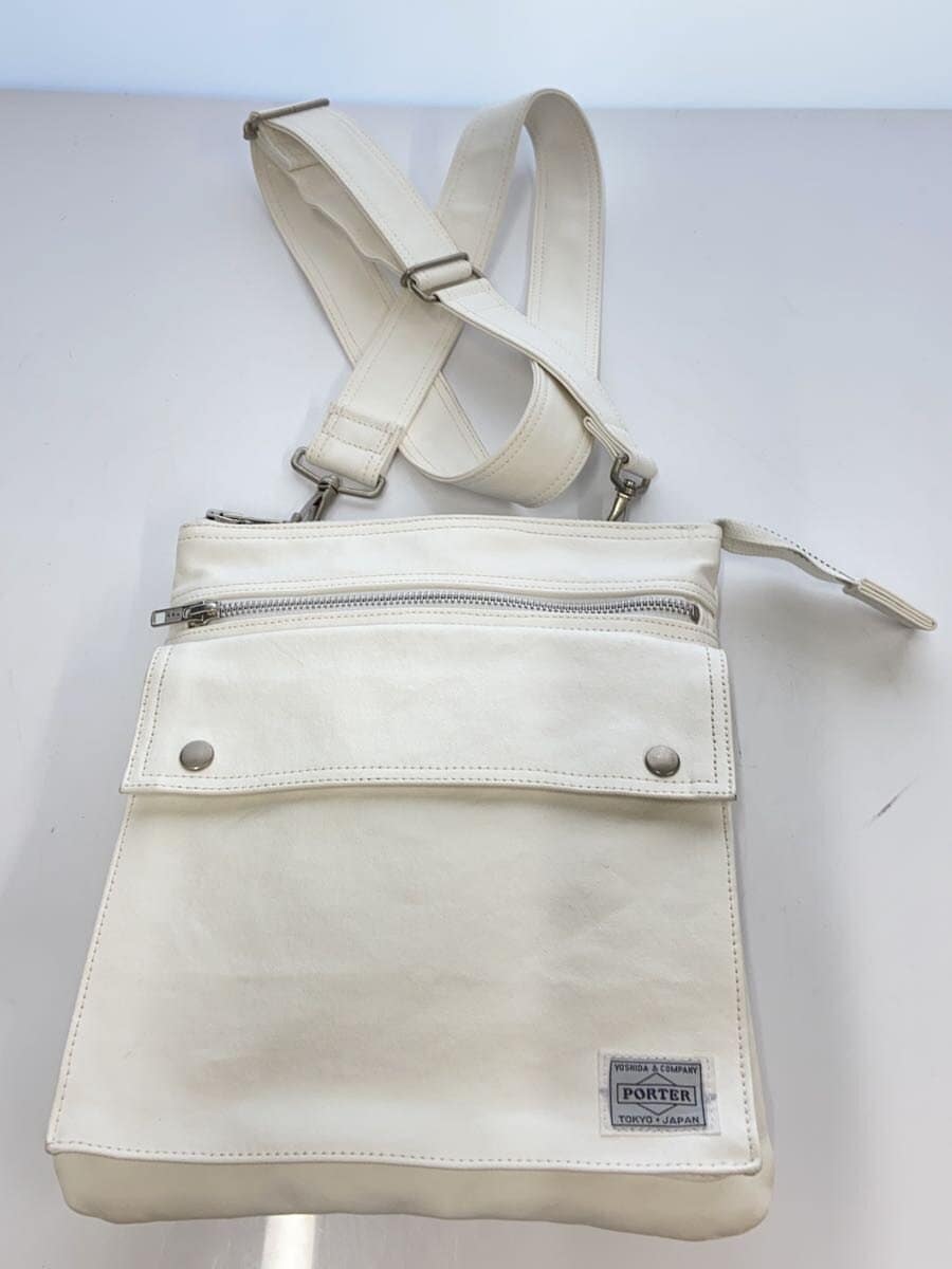 PORTER Shoulder Bag WHT Solid 8