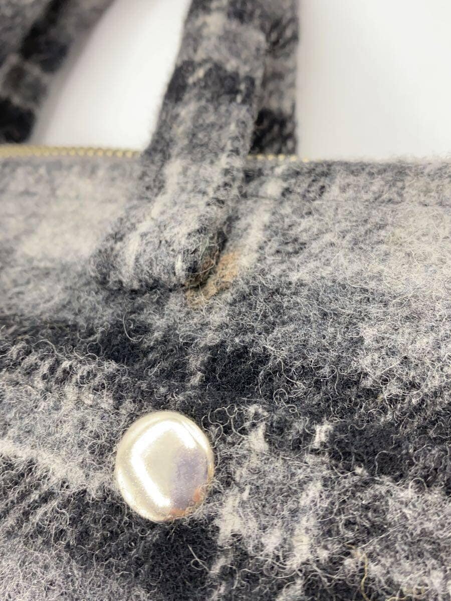 HEAD PORTER Shoulder Bag GRY Check 7