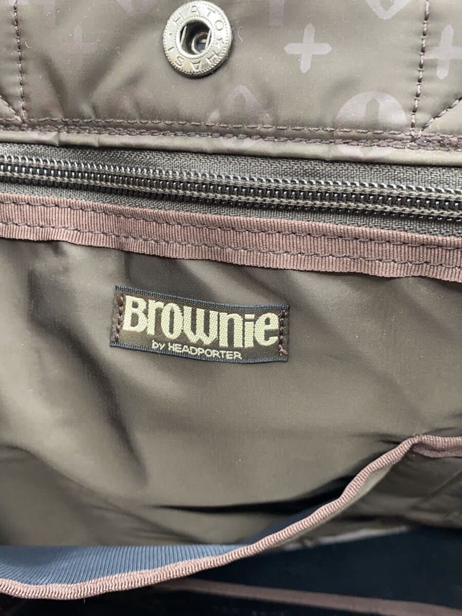 HEAD PORTERBB Monogram Brownie Tote Bag Nylon BRW All Over Pattern 5