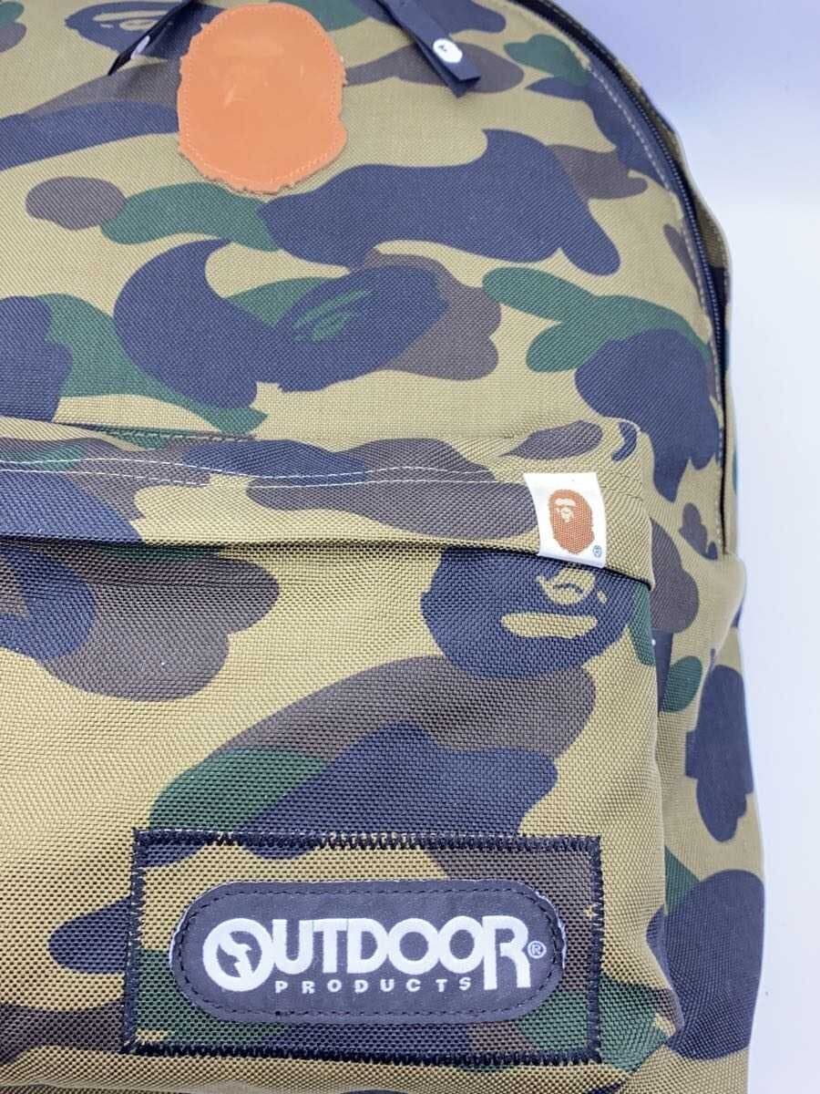 A BATHING APE x OUTDOOR PRODUCTS Backpack Polyester KHK Camouflage 8