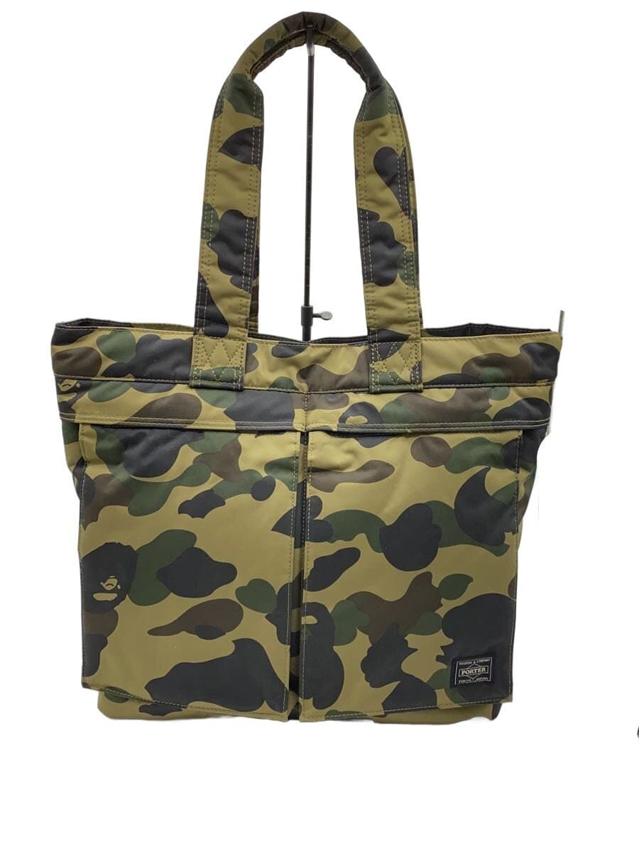 A BATHING APE x PORTER Bag KHK Camouflage