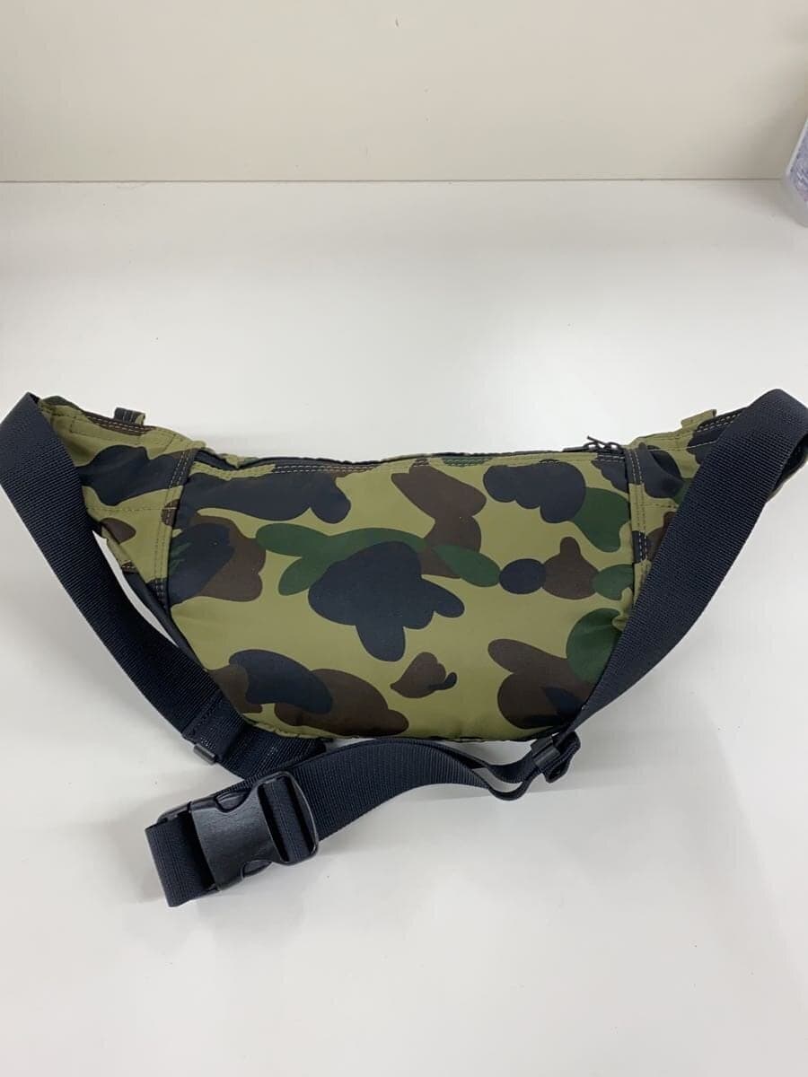 A BATHING APE x PORTER Waist Bag Polyester GRN Camouflage 3