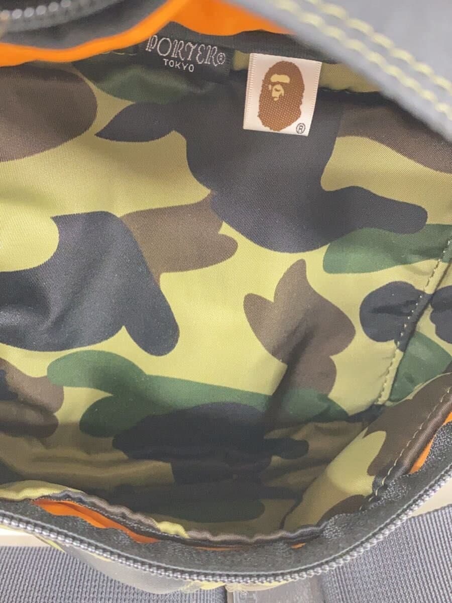 A BATHING APE x PORTER Waist Bag Polyester GRN Camouflage 6