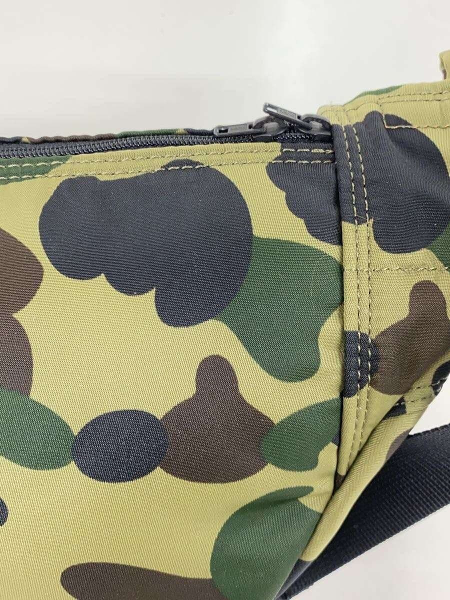 A BATHING APE x PORTER Waist Bag Polyester GRN Camouflage 9