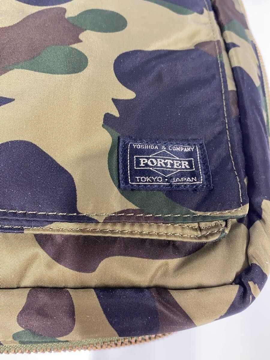 A BATHING APE x PORTER Tote Bag Polyester GRN Camouflage 7