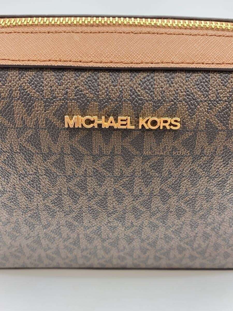 MICHAEL KORS Shoulder Bag PVC BRW All Over Pattern 35F8GTTC3B 7