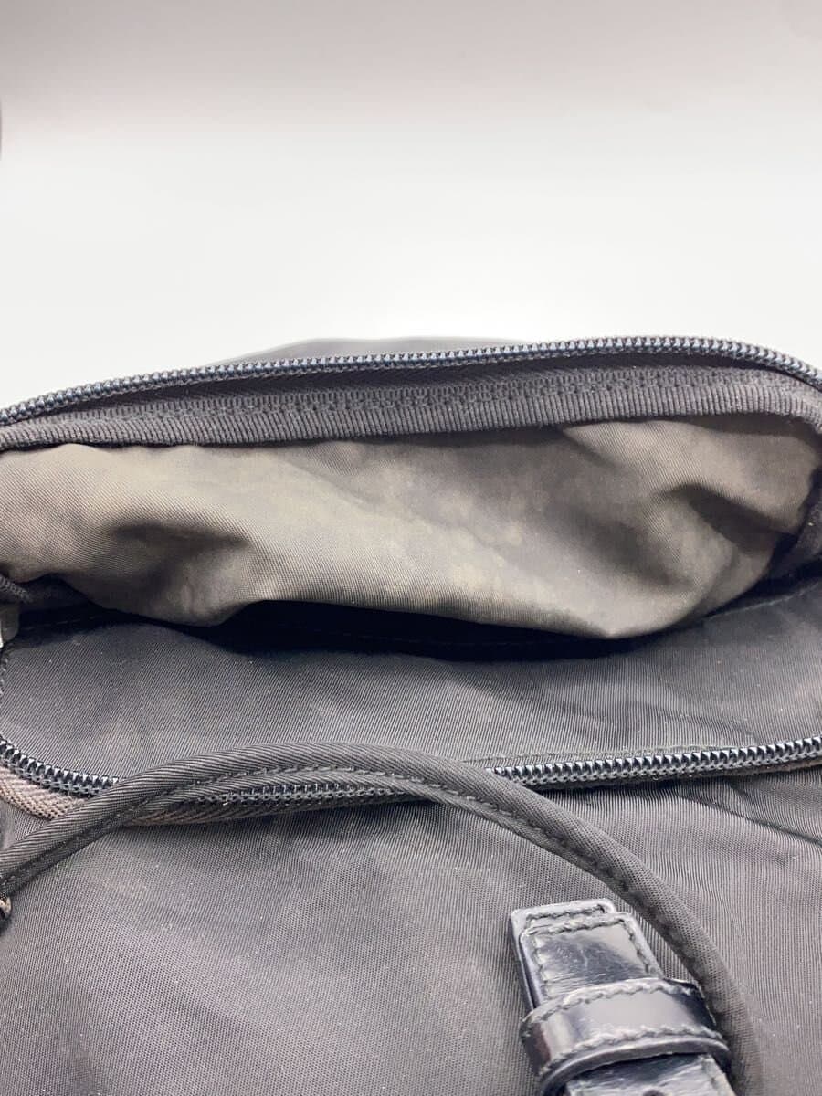 PRADA Backpack Nylon BLK Solid 8