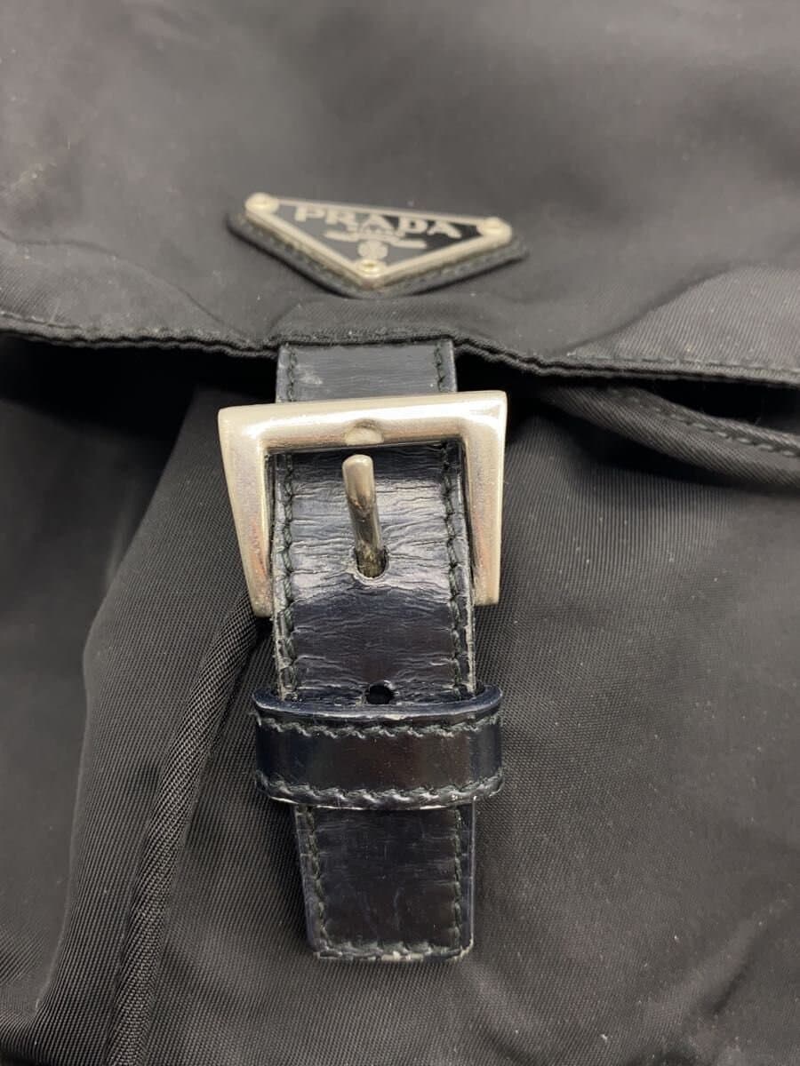 PRADA Backpack Nylon BLK Solid 9