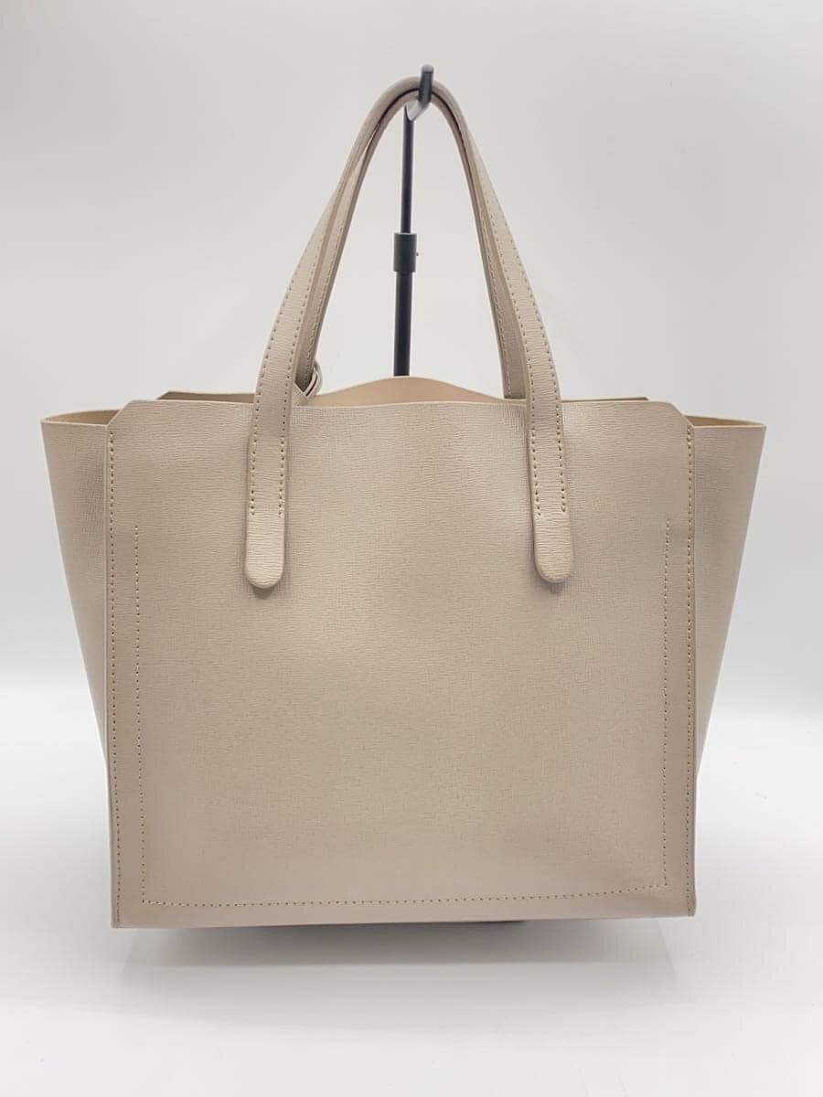 FURLA tote bag GRY solid color G7240 3