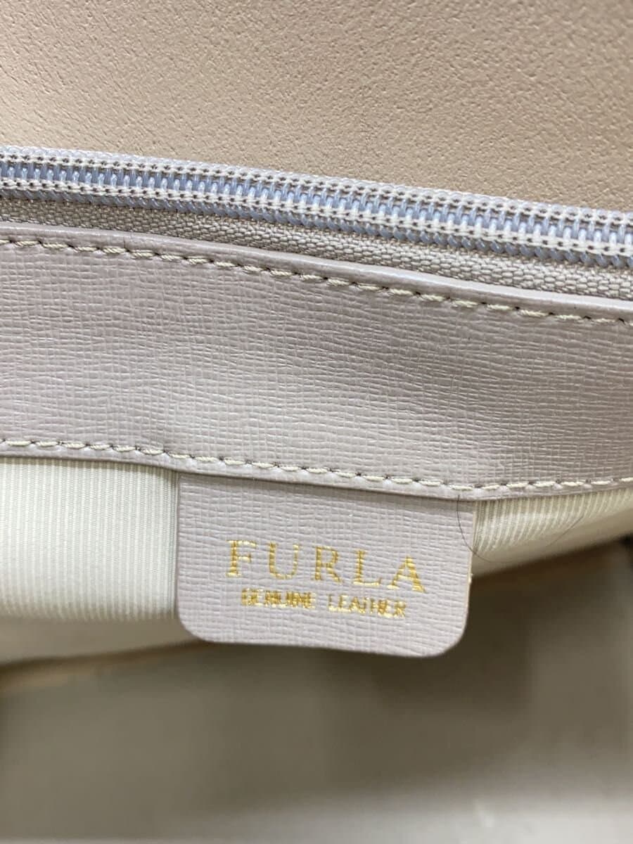 FURLA tote bag GRY solid color G7240 5