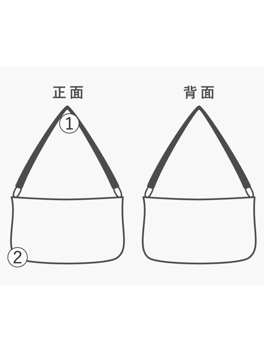 agnes b VOYAGE Handbag Cowhide BLK 9