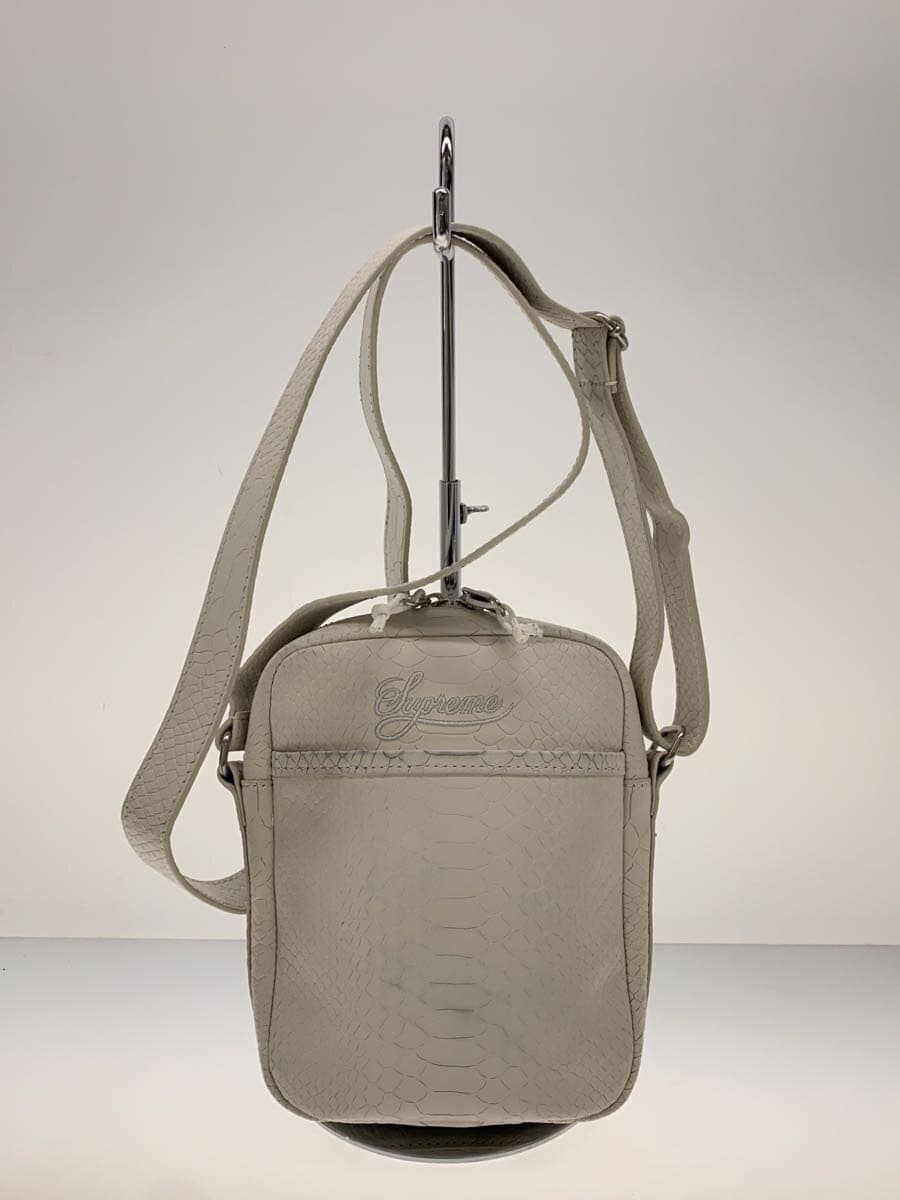 NIKE x Supreme Shoulder Bag Cowhide WHT Solid HJ7964-121 3