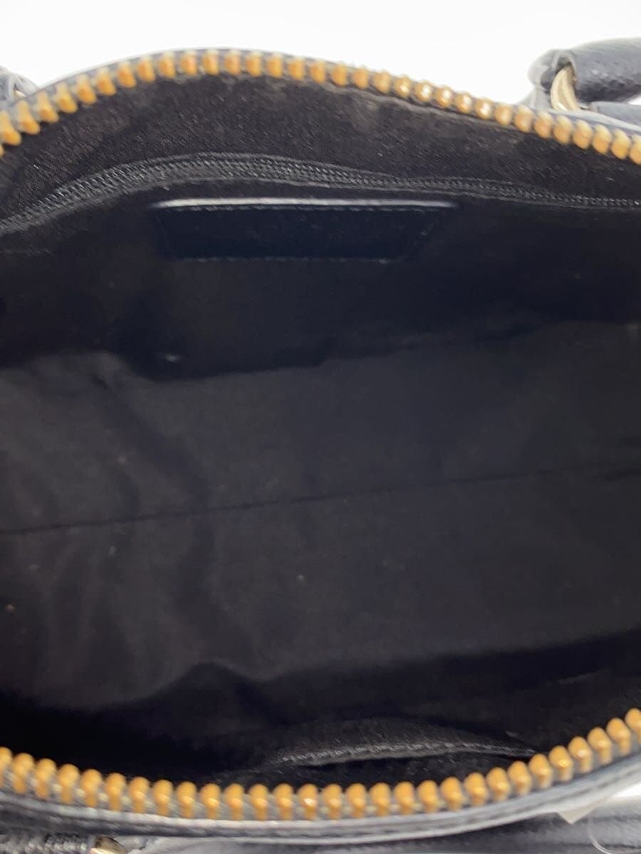 COACH Handbag Leather BLK F33329 6
