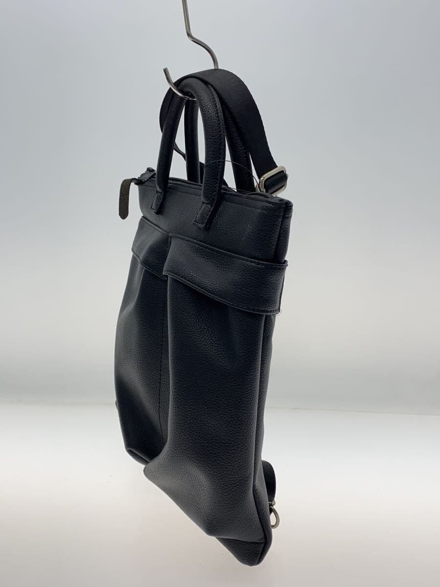 KAIKO Tote Bag Leather BLK Solid 2