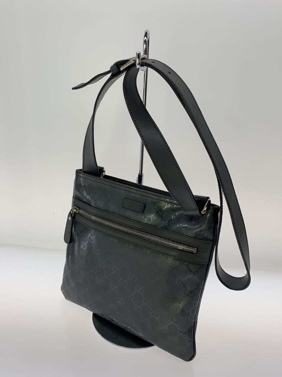 GUCCI Shoulder Bag GG Imprimé PVC BLK 295257 FU4CR 1000 2