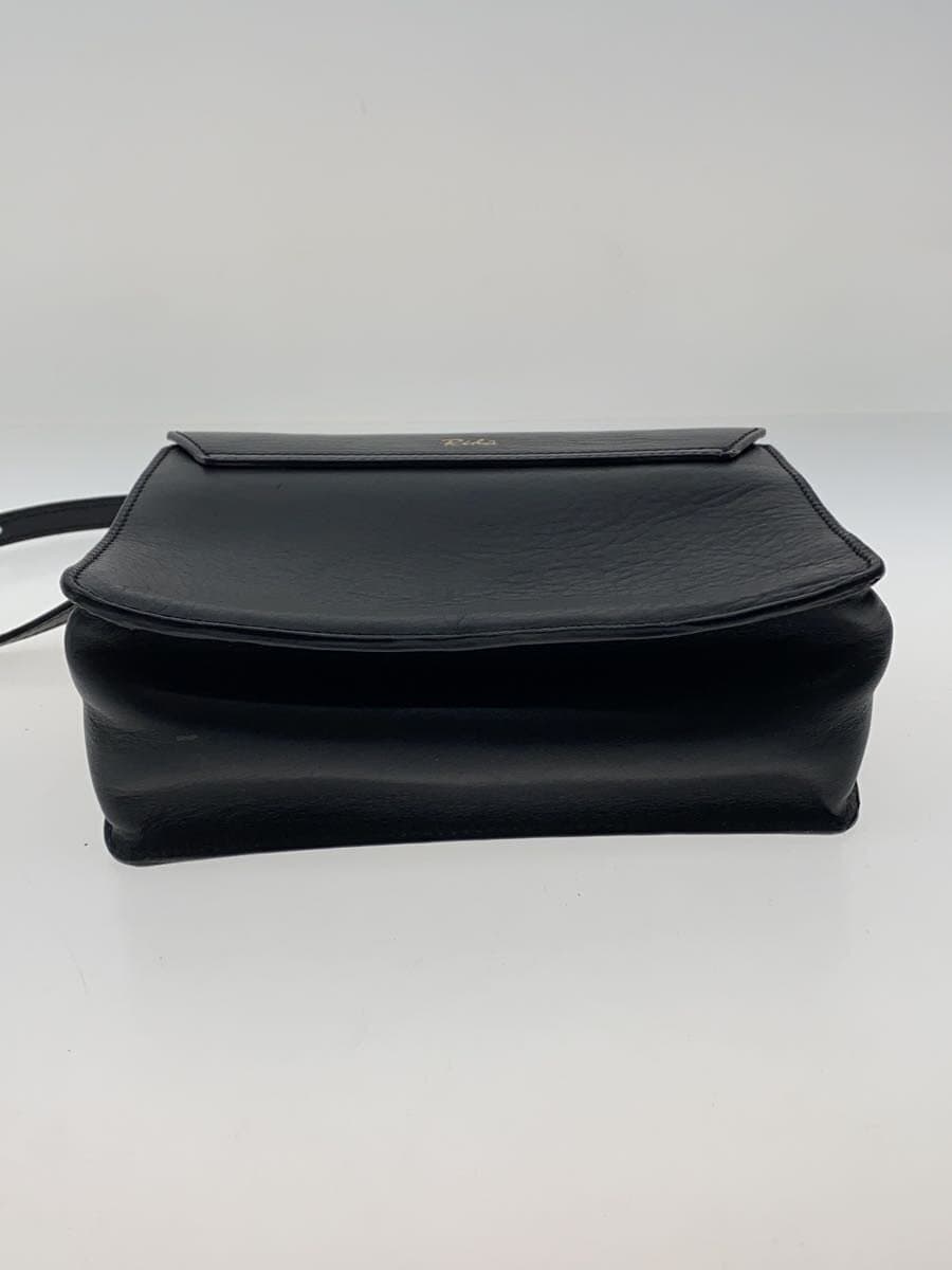 Rika Shoulder Bag Leather BLK 4