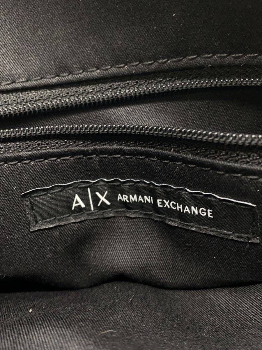 ARMANI EXCHANGE Shoulder Bag Leather BLK Solid 5