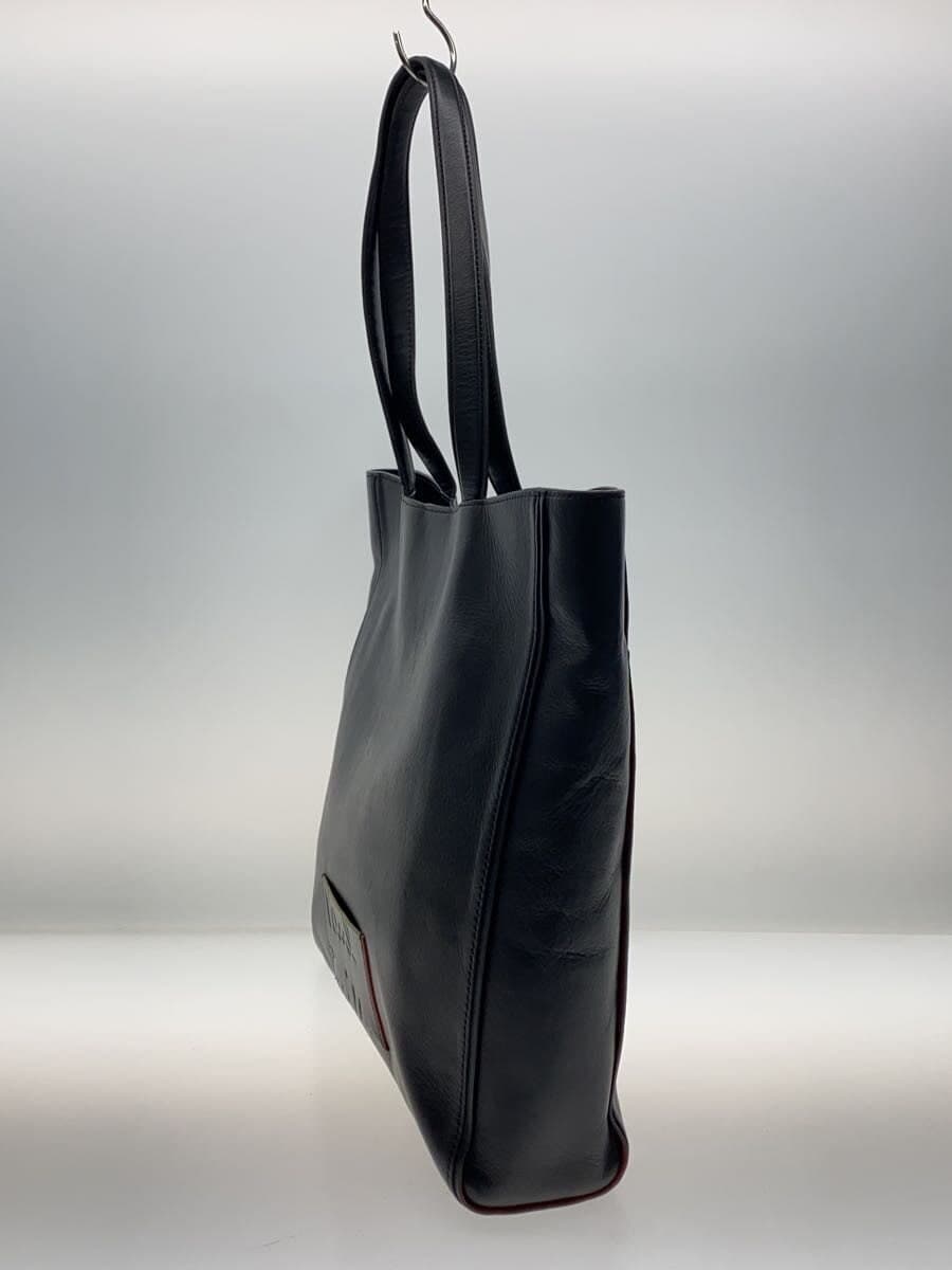 Paul Smith Tote Bag Leather BLK Solid 2