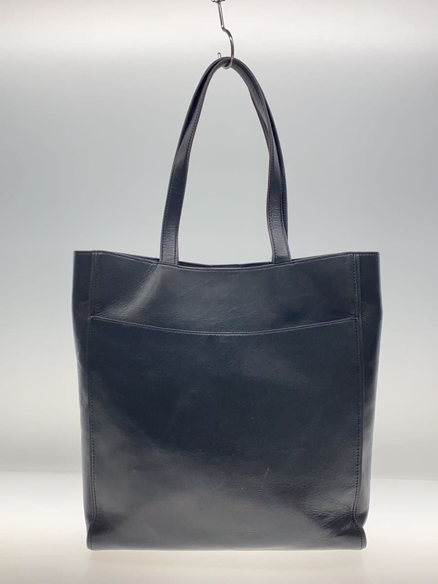Paul Smith Tote Bag Leather BLK Solid 3