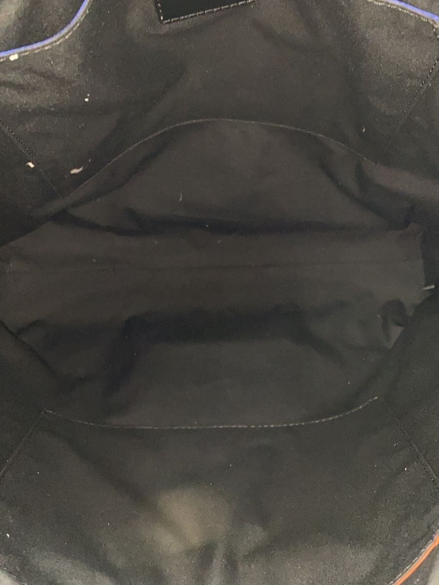 Paul Smith Tote Bag Leather BLK Solid 6