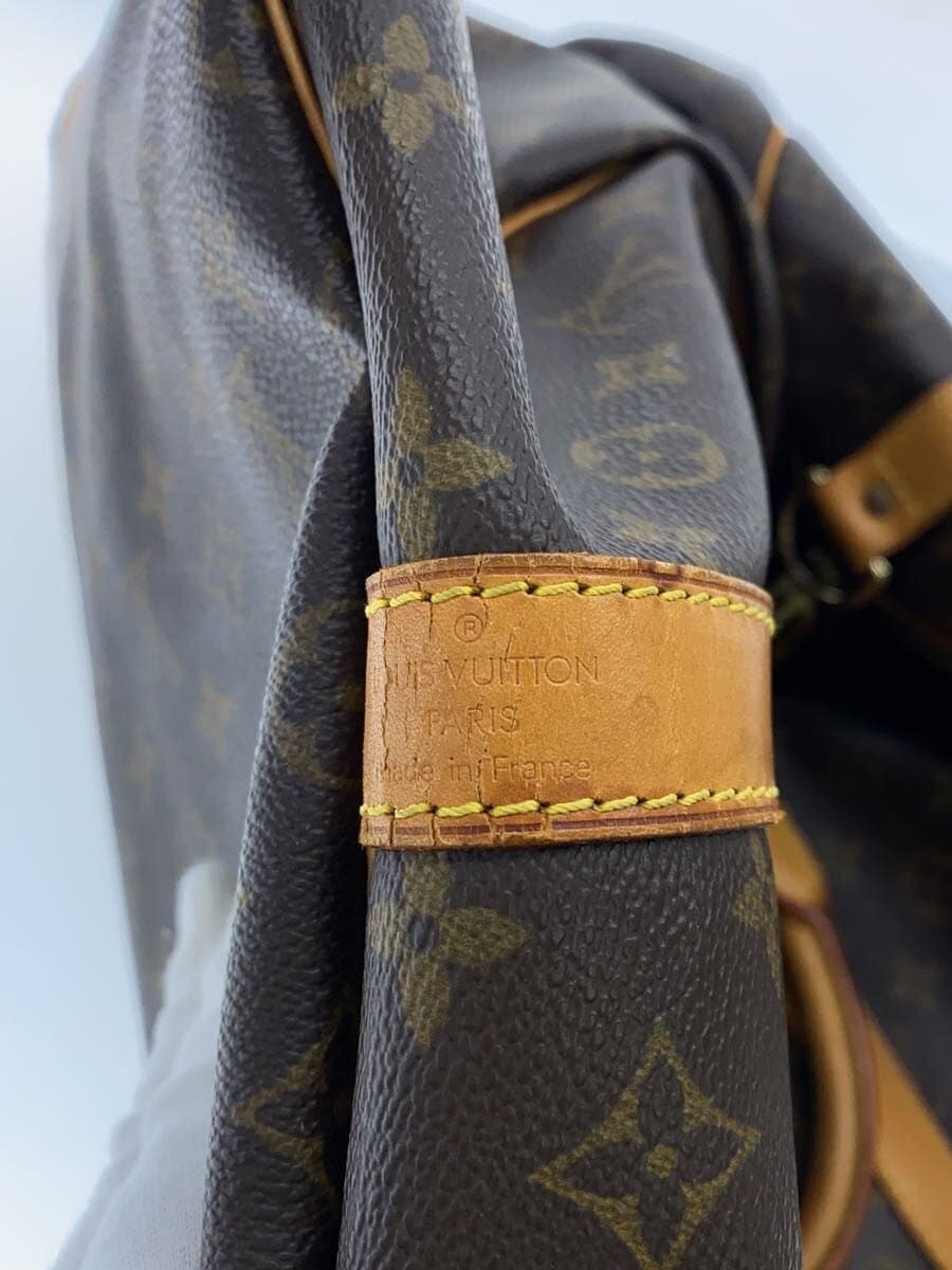 LOUIS VUITTON Keepall Bandouliere 55_Monogram Canvas PVC BRW 5