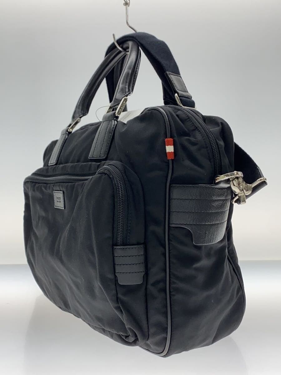 BALLY Briefcase Nylon Black Plain 2