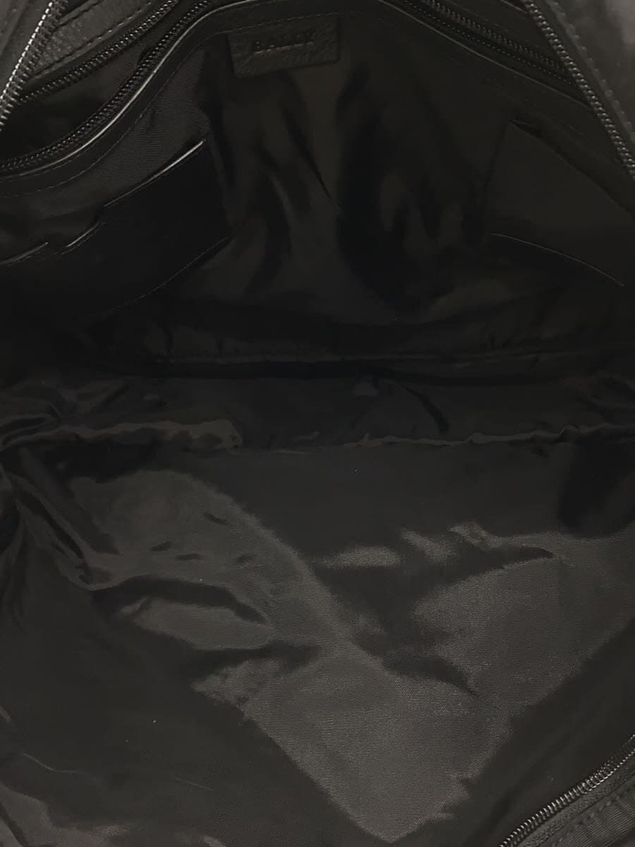 BALLY Briefcase Nylon Black Plain 6