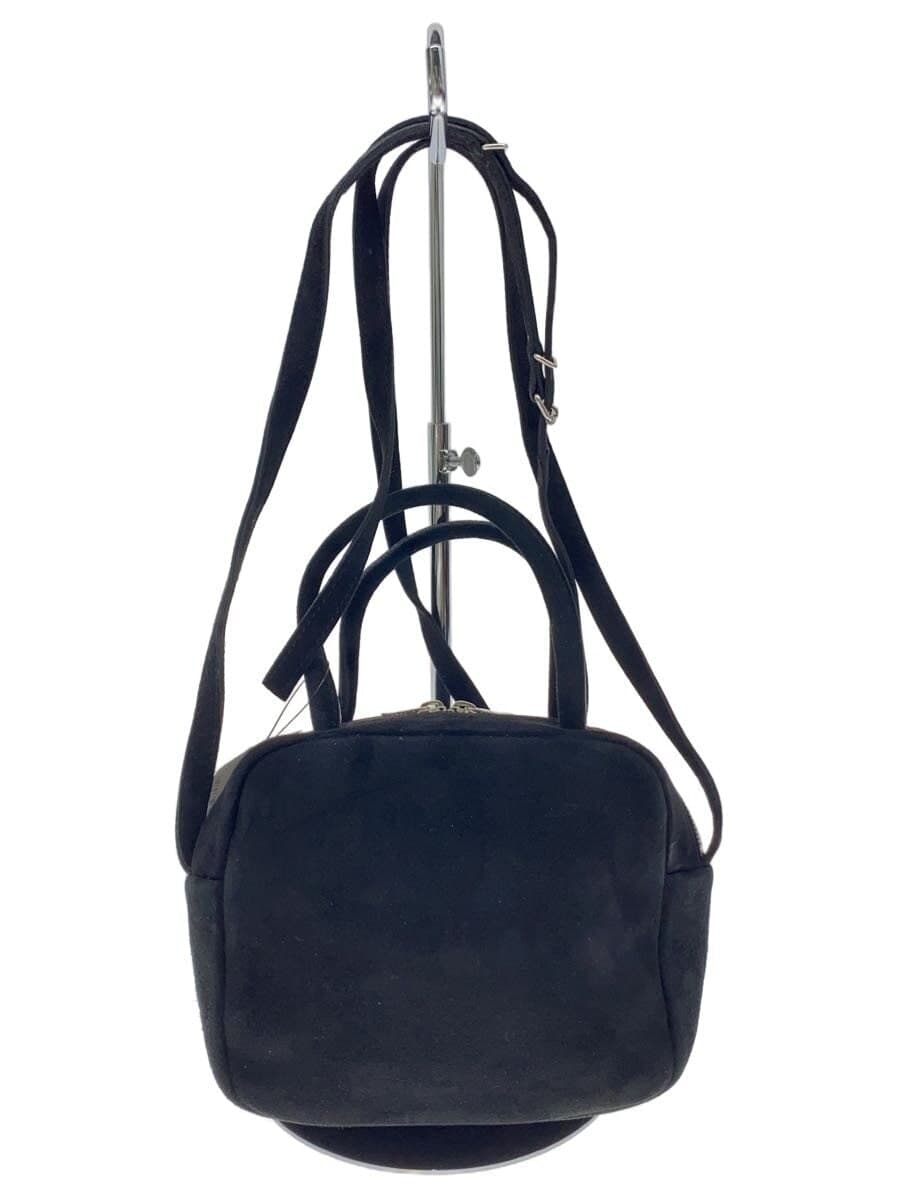 myweakness shoulder bag suede BLK plain