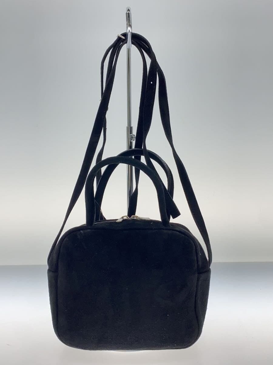 myweakness shoulder bag suede BLK plain 3