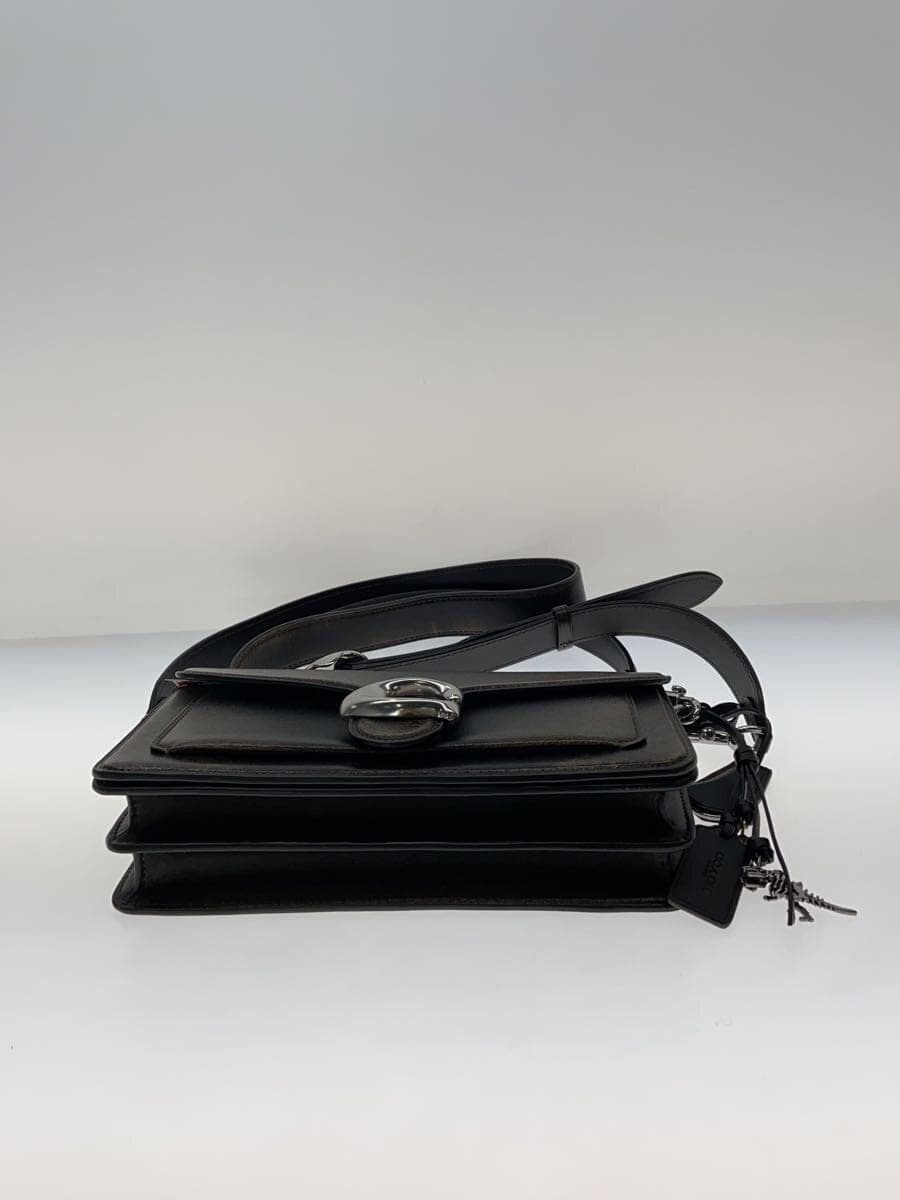 COACH Shoulder Bag Leather BRW Solid Color CBH35 4