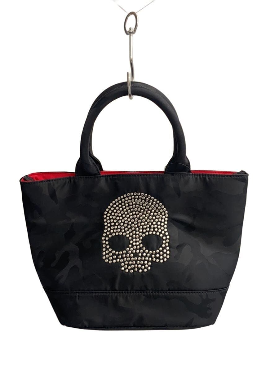 HYDROGEN Tote Bag Nylon BLK Camouflage Scar Lu Mini Tote