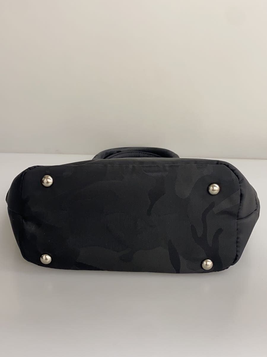 HYDROGEN Tote Bag Nylon BLK Camouflage Scar Lu Mini Tote 4