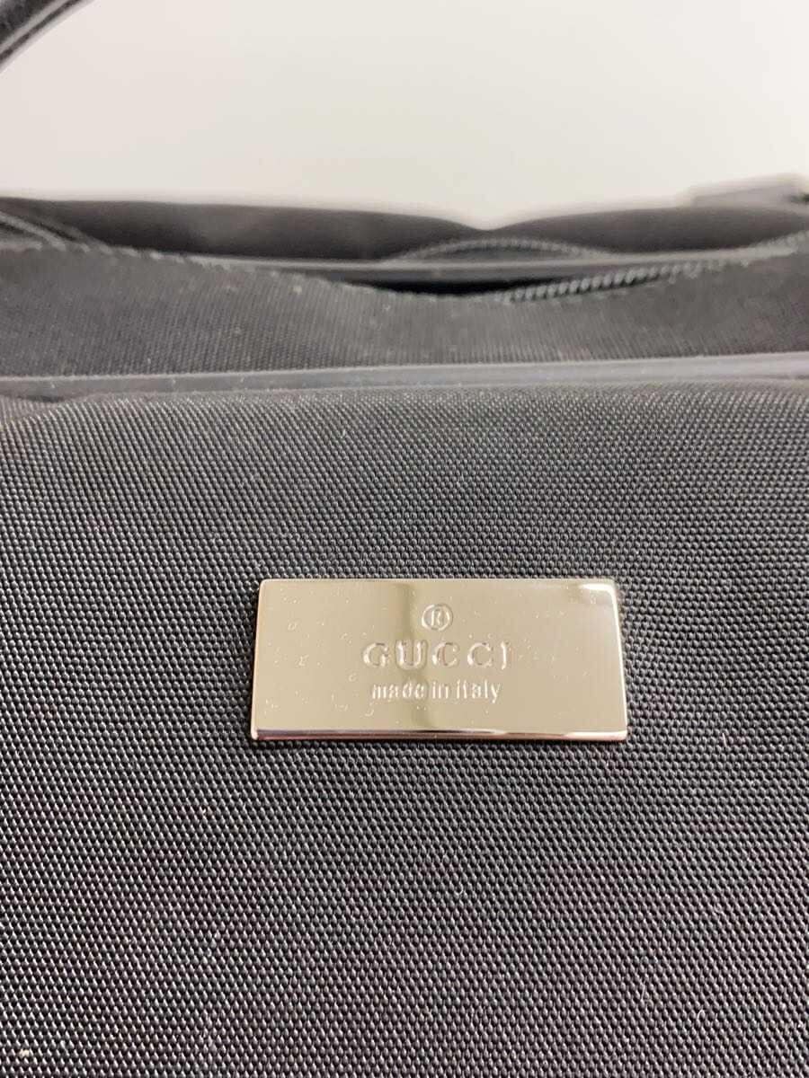 GUCCI Boston Bag Nylon BLK Solid 131218 212792 5