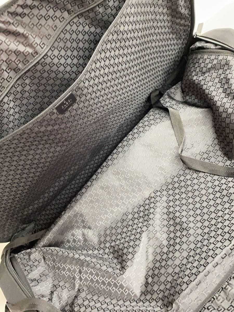 GUCCI Boston Bag Nylon BLK Solid 131218 212792 6