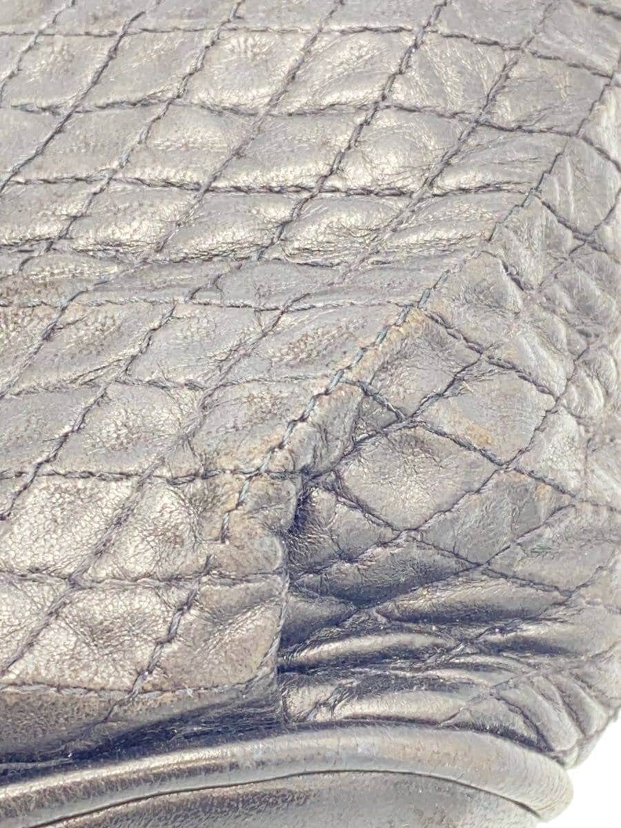 BALLY shoulder bag leather black plain 7