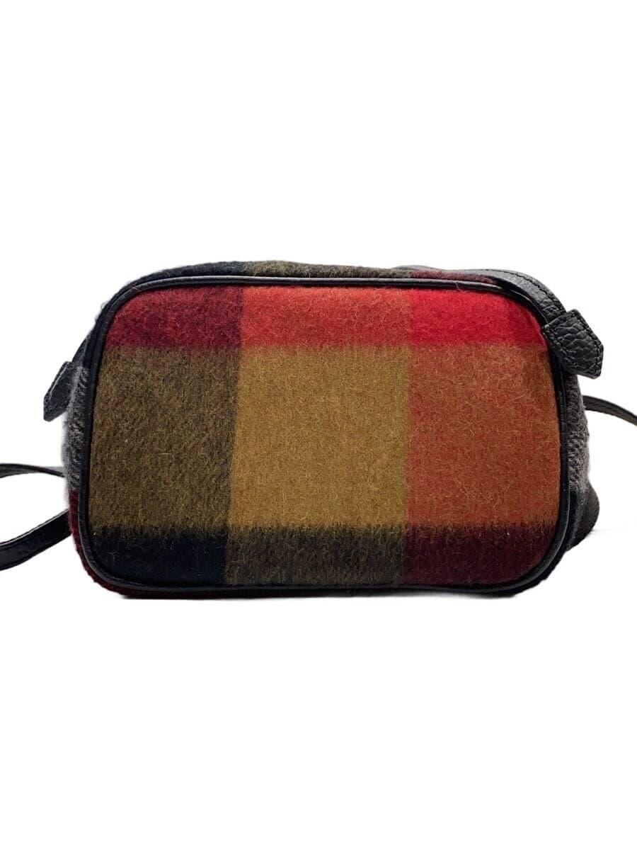 BLUE LABEL CRESTBRIDGE Shoulder Bag RED Check 55N1-441-40 4