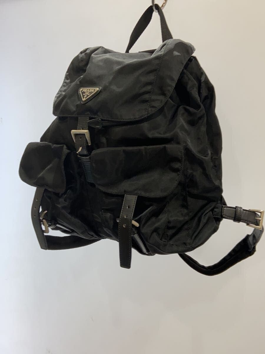 PRADA Backpack Nylon Black 2