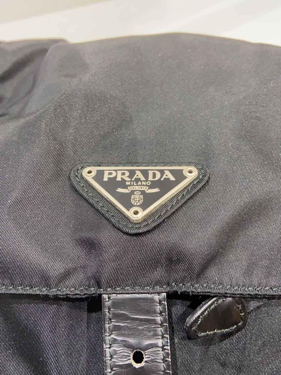 PRADA Backpack Nylon Black 5