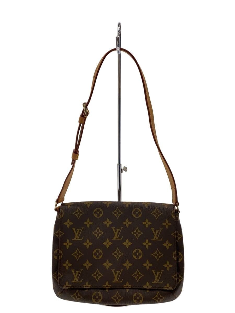 LOUIS VUITTON Musette Tango_Monogram Canvas_Short Shoulder PVC BRW