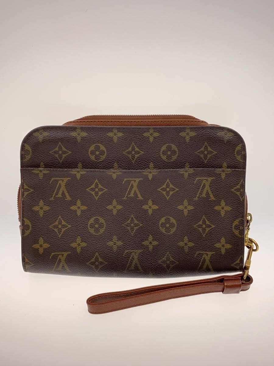 LOUIS VUITTON Orsay _Monogram Canvas PVC BRW 3