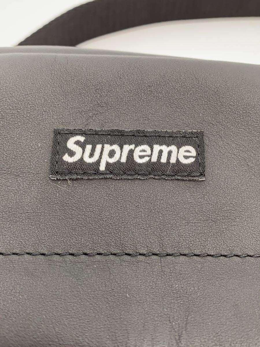 Supreme Supreme Supreme Shoulder Bag Cowhide BLK 5