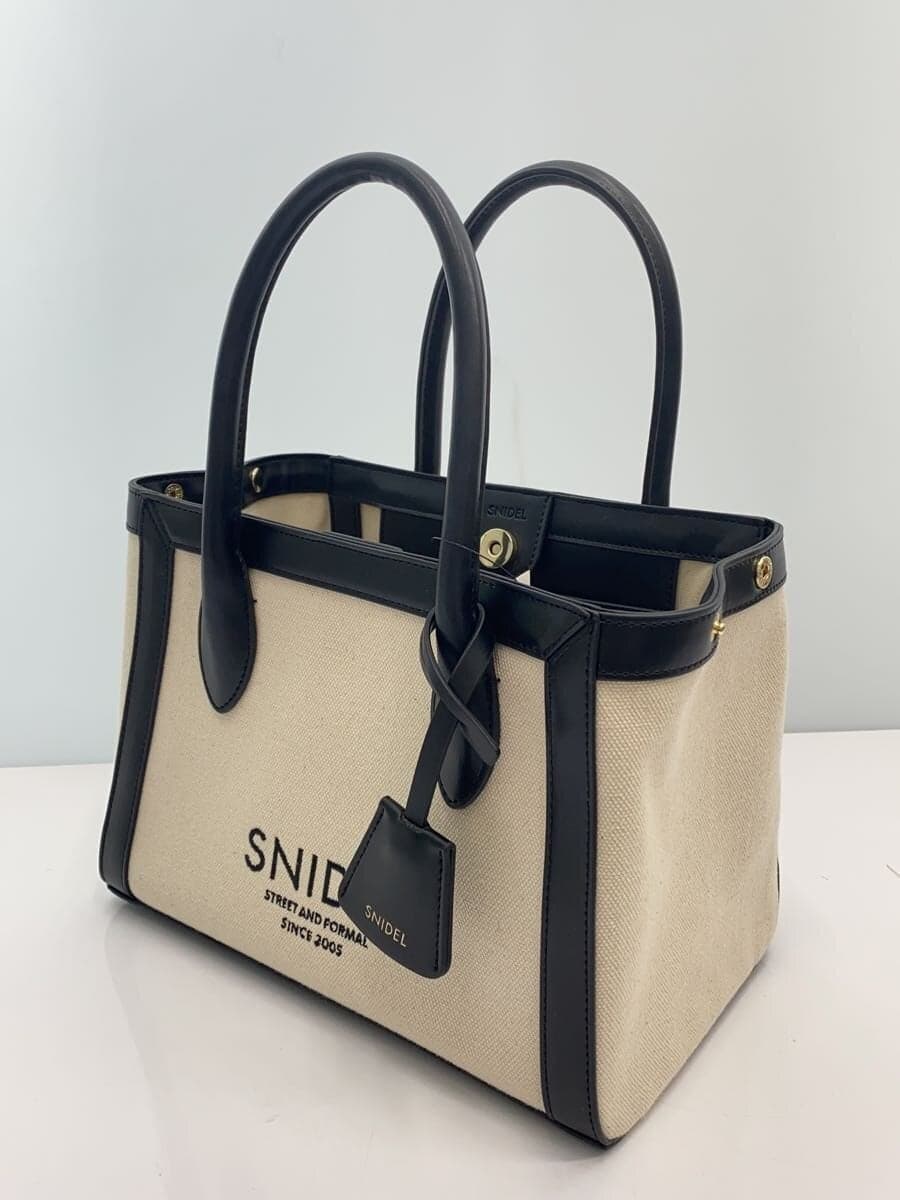 SNIDEL Canvas Logo Bag -- BEG SWGB251618 2
