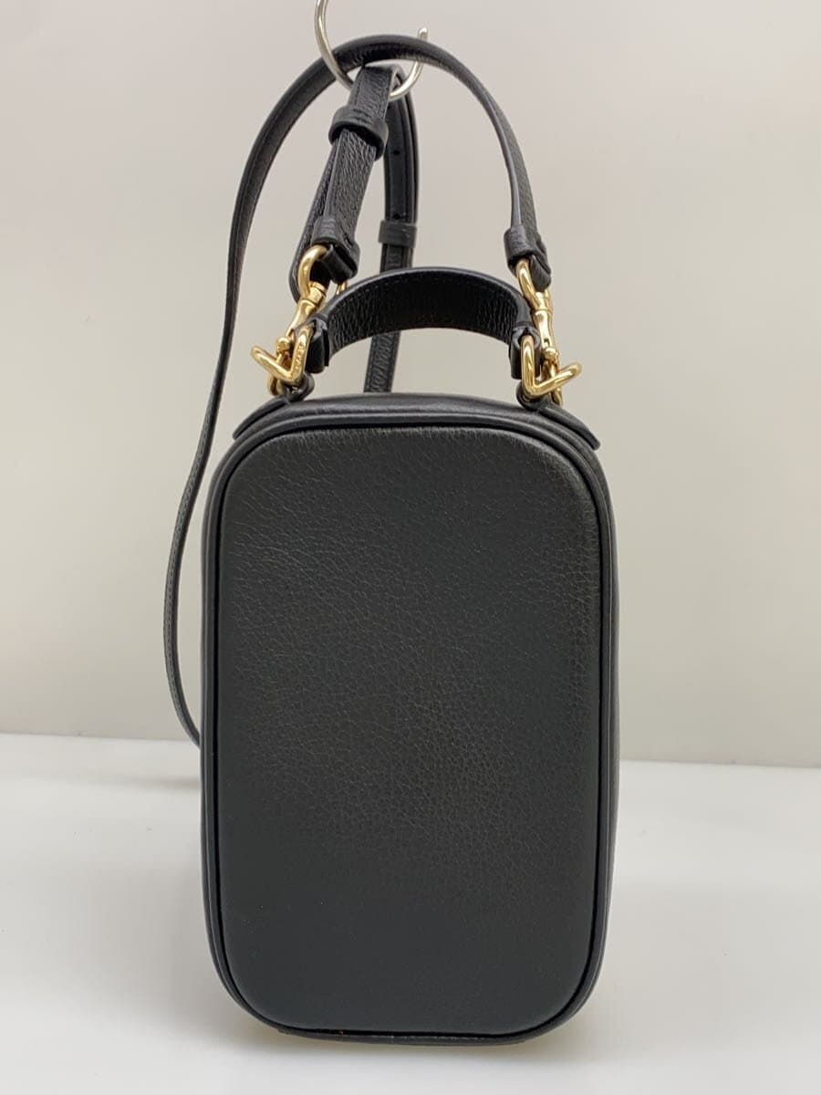 COACH Shoulder Bag Leather BLK CB854 3