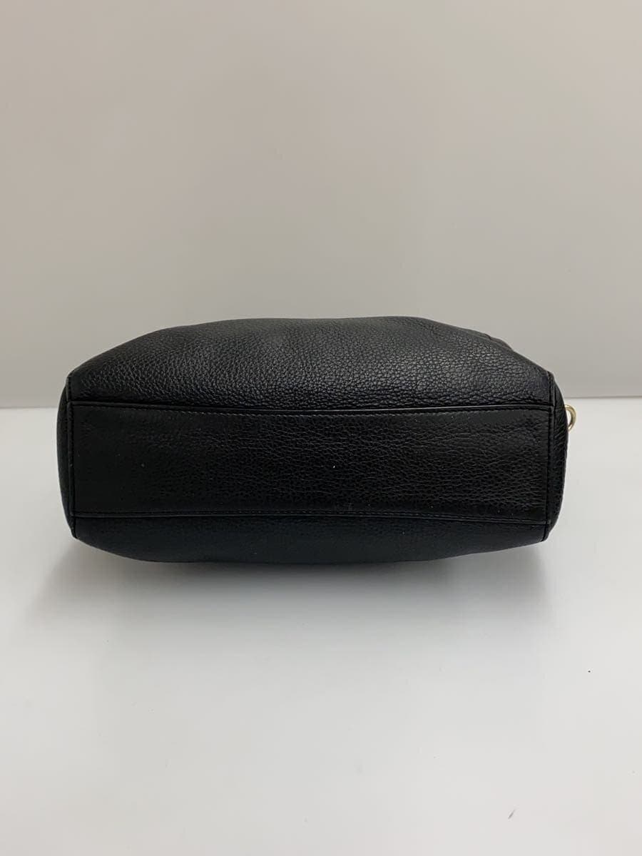 COACH Handbag Leather BLK F28993 4