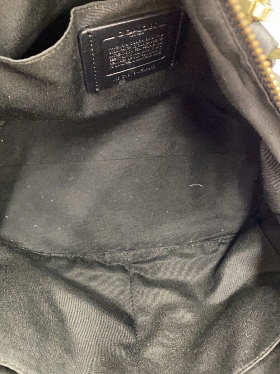 COACH Handbag Leather BLK F28993 6