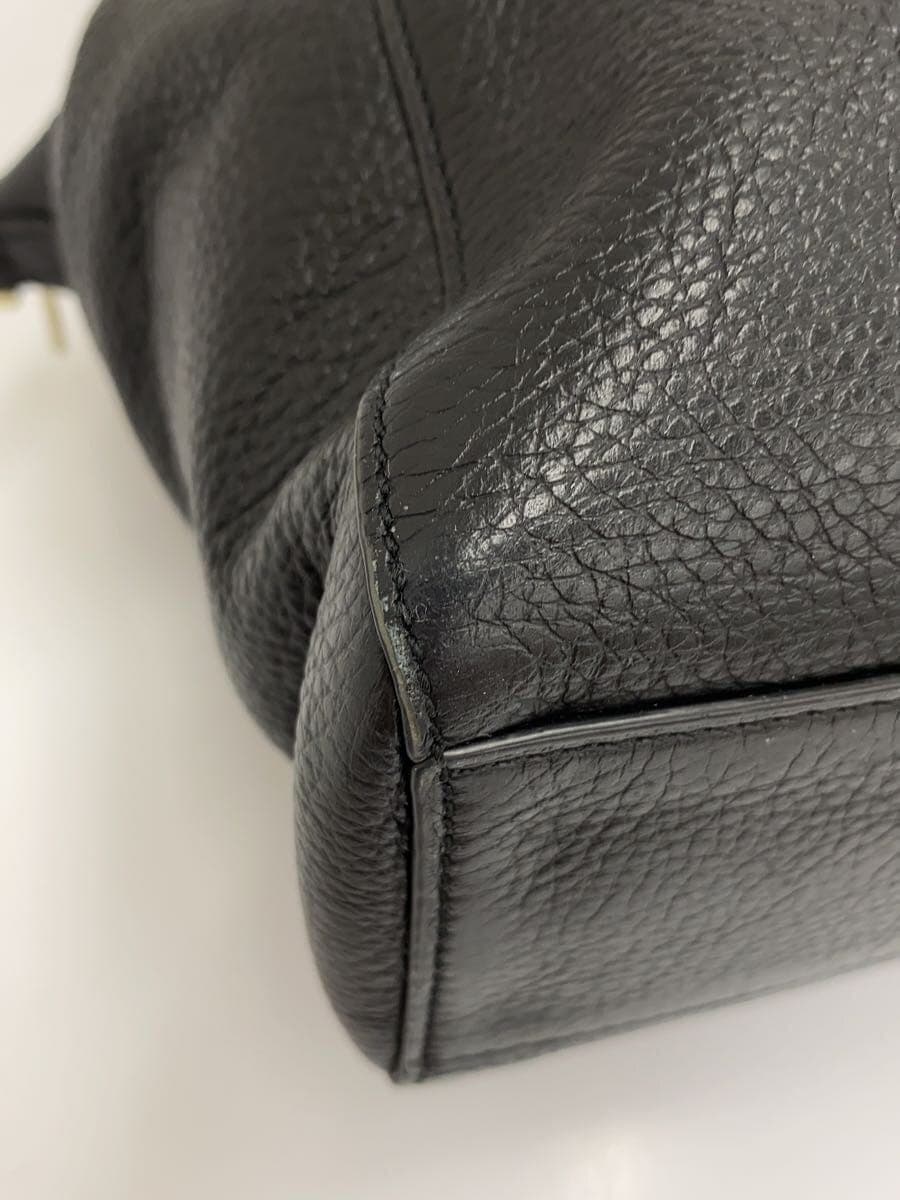 COACH Handbag Leather BLK F28993 7